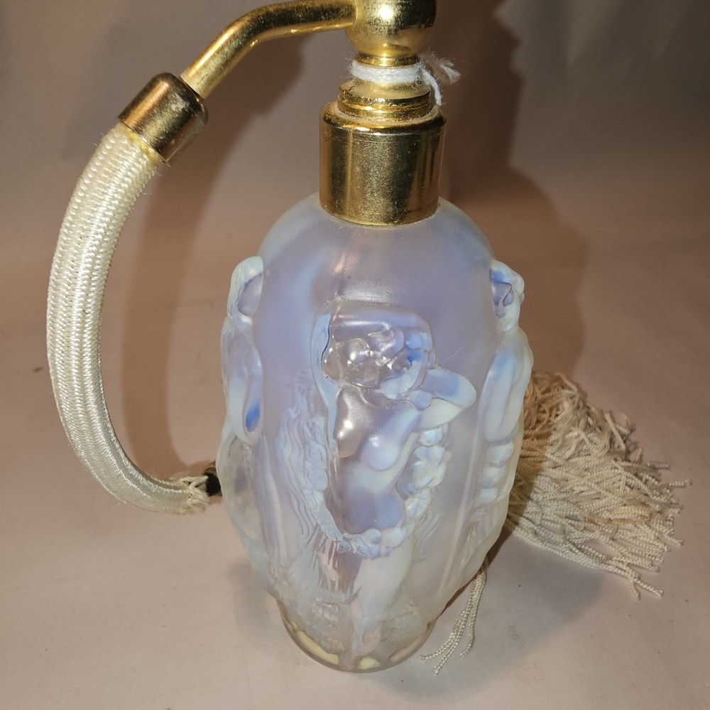 Sabino Art Glass Opalescent Perfume Bottle